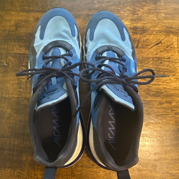 Nike Air Max 270 React Triple Blue - Size 11.5 - Picture 6 of 7